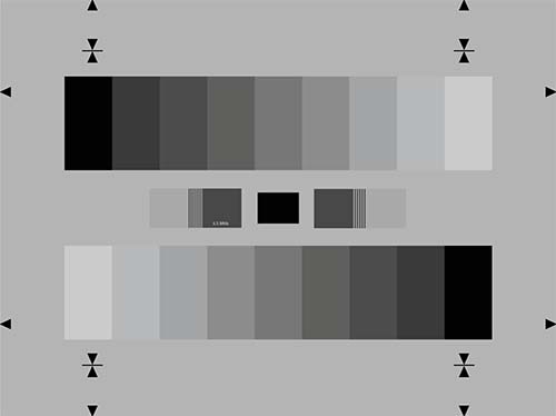 彩色攝像機(jī)灰度測(cè)試卡